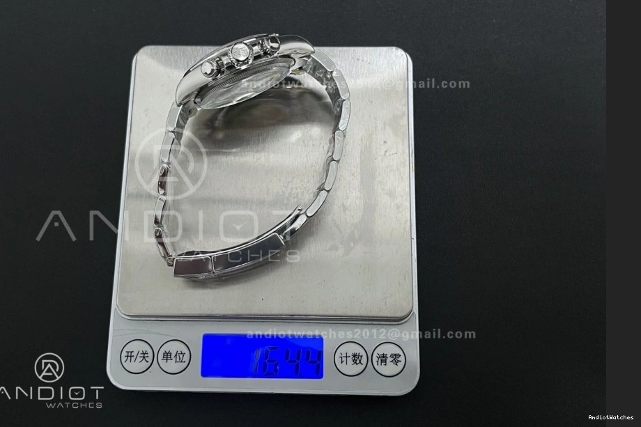 1:1 on Youthful Crystal Steel 795 VS4131 Daytona (Weighted) Dial V2 Ice Edition 126506 VSF Best Braclet Blue SS 904L 0228